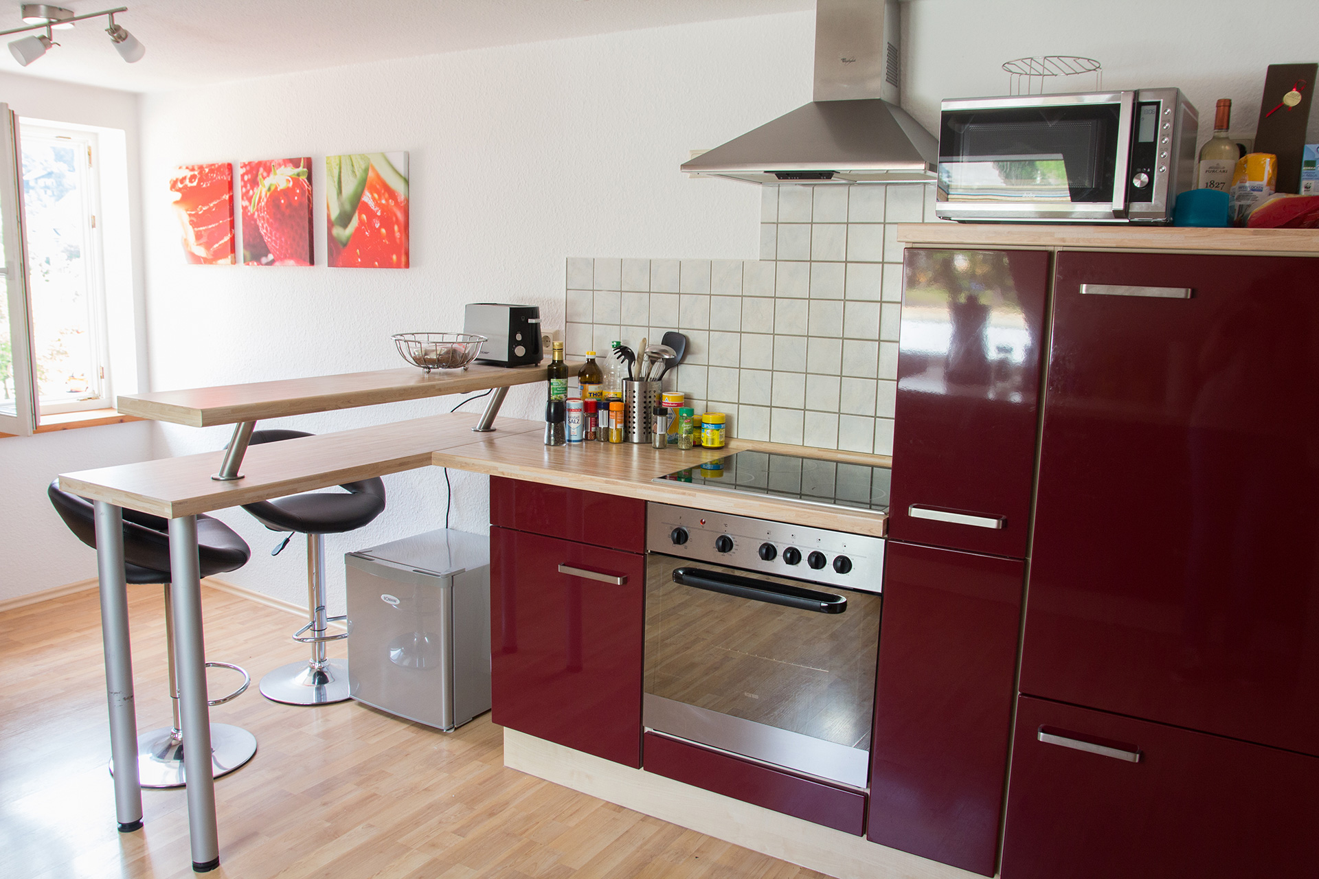 Ferienwohnung Schwalbennest - Küchenzeile