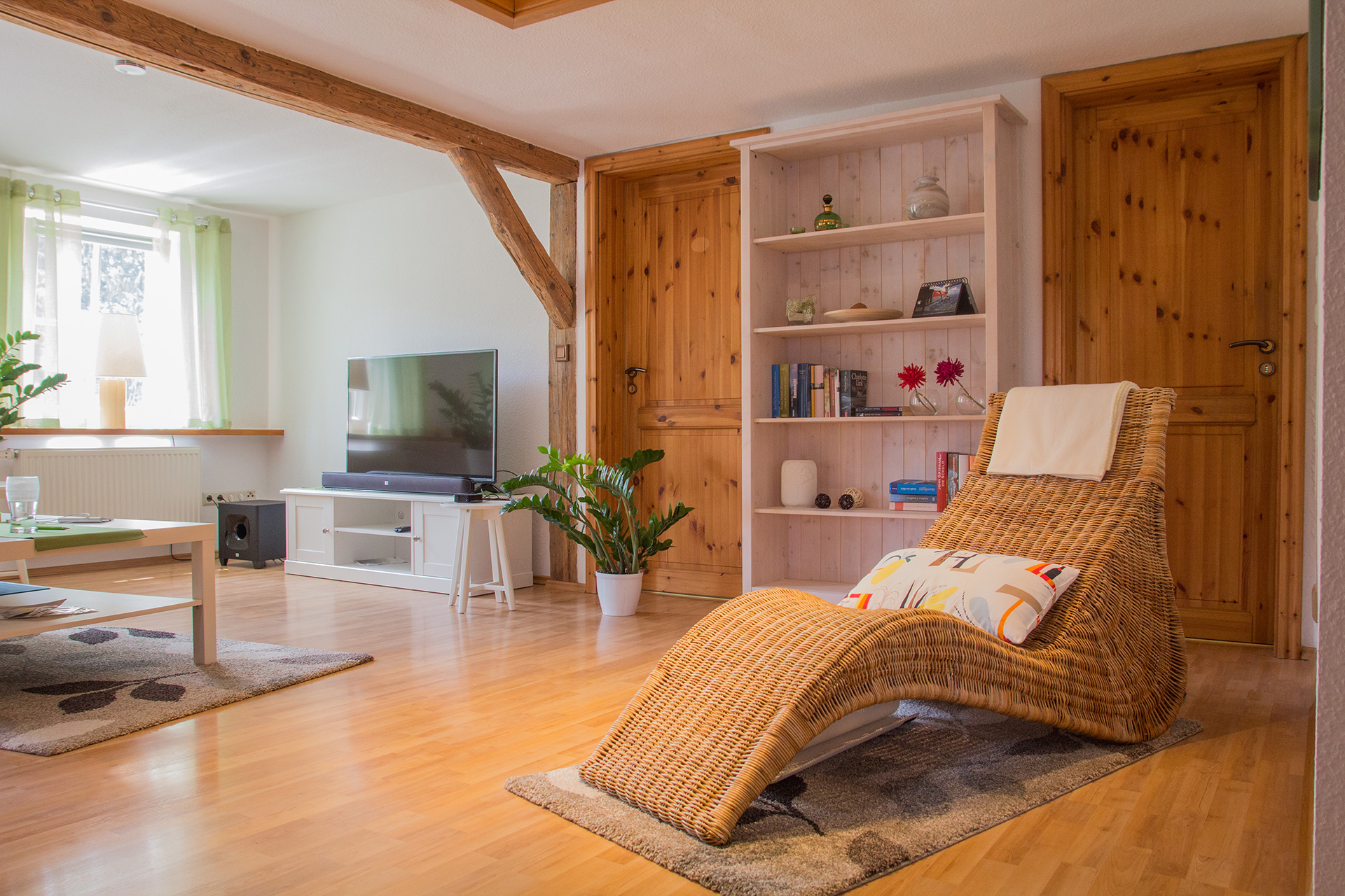Ferienwohnung Schwalbennest - Wohnbereich