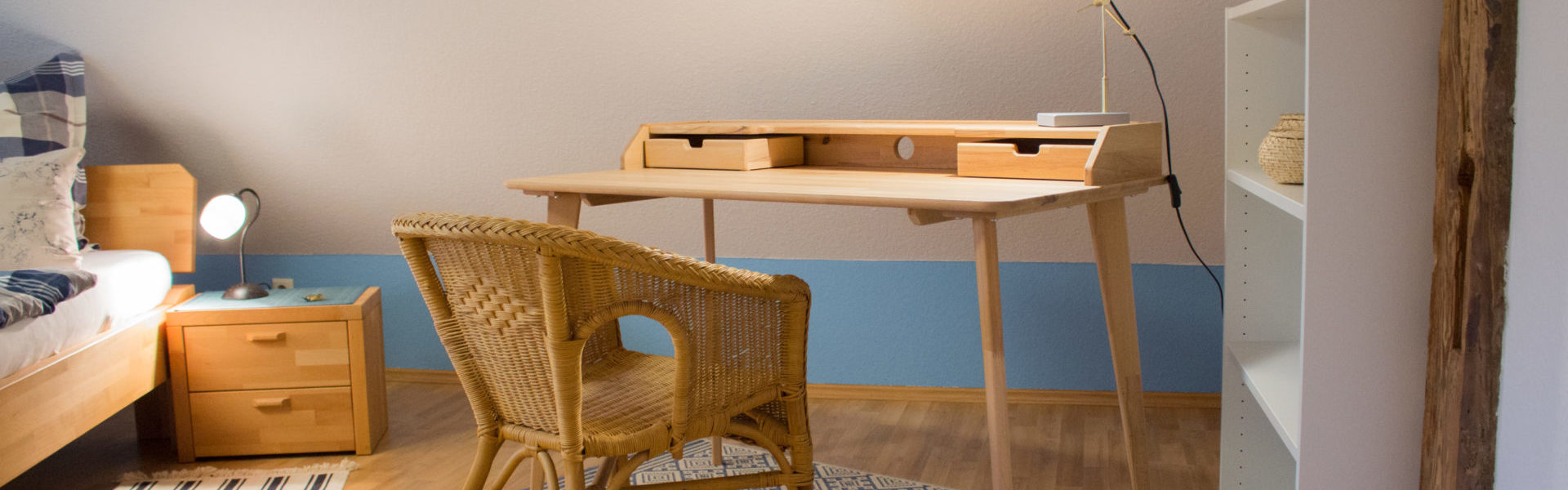 Ferienwohnung Schwalbennest - Schlafzimmer