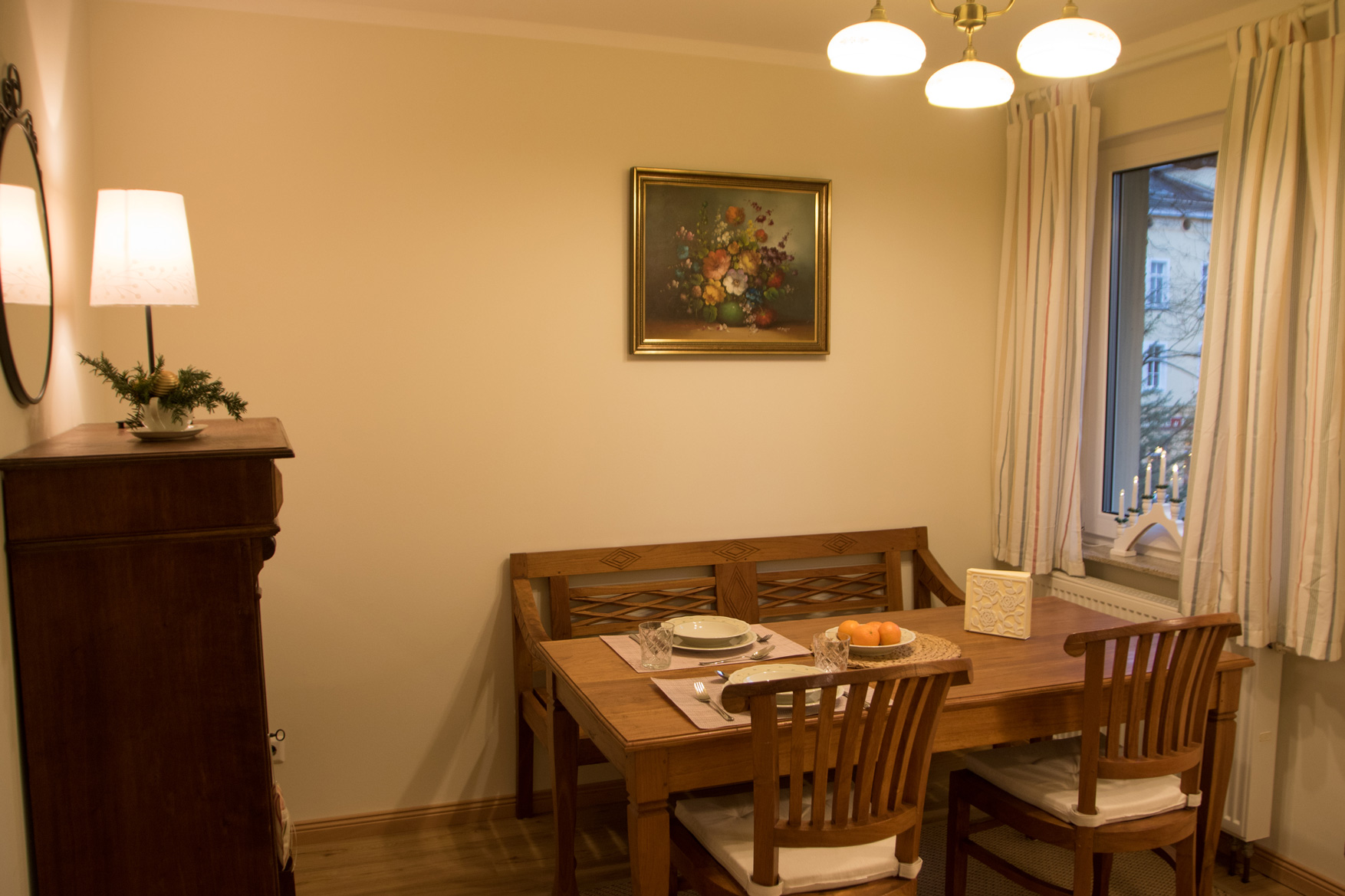 Apartment Postblick - Esszimmer