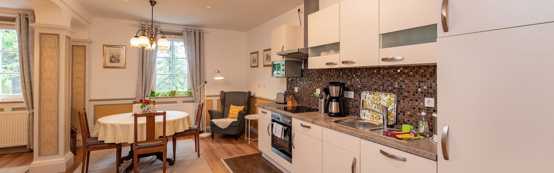 Ferienwohnung Ratssaal - Küchenzeile