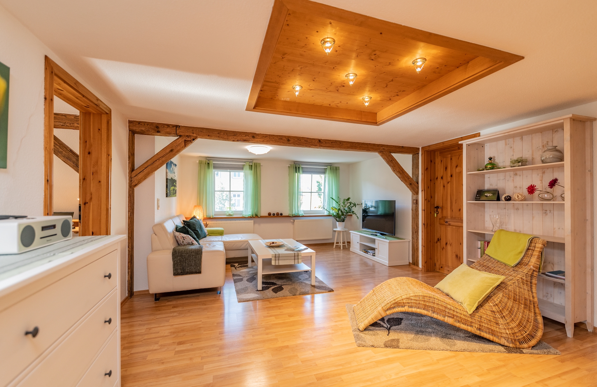 Ferienwohnung Schwalbennest - Wohnbereich